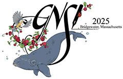 This year's conference
logo features a right whale,
chickadee, cranberries, and a
ladybug, inhabitants of this
year's conference location in
Bridgewater, Massachusetts.
Illustration by Hannah Sease.
www.hannahsease.com
All images copyrighted by
