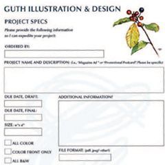 Project Specs Sheet © 2020 Gail Guth