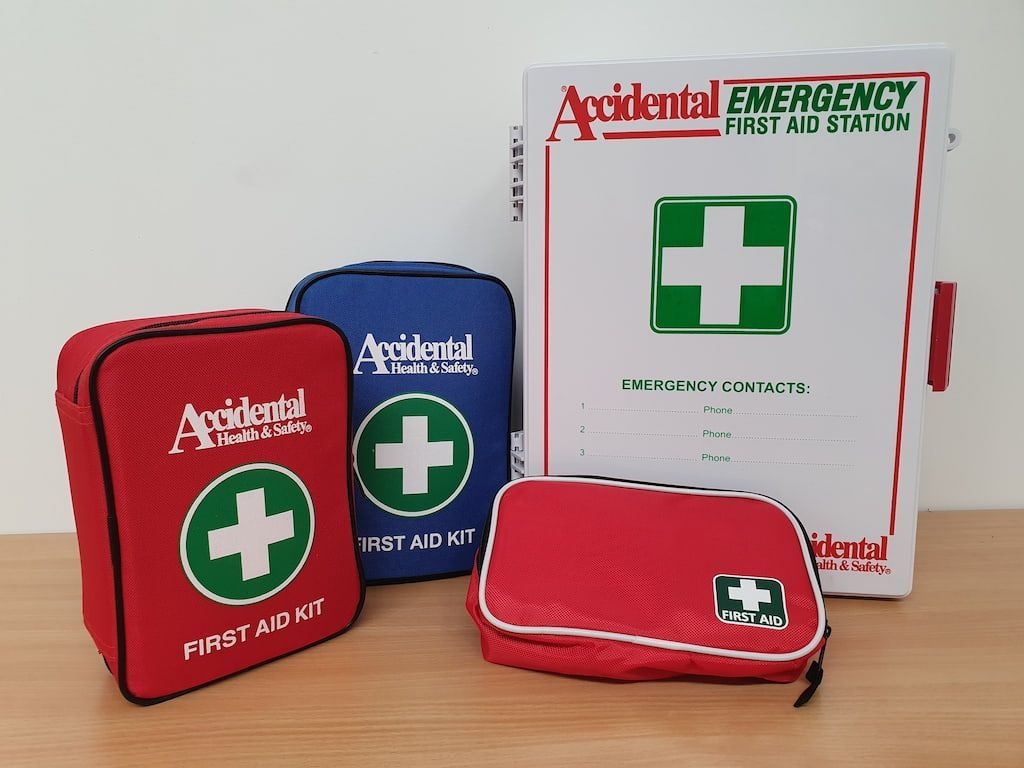 A Box That Says Accidental Emergency First Aid Station On It  —  Accidental Health & Safety NQ & Mt Isa In Charters Towers, QLD