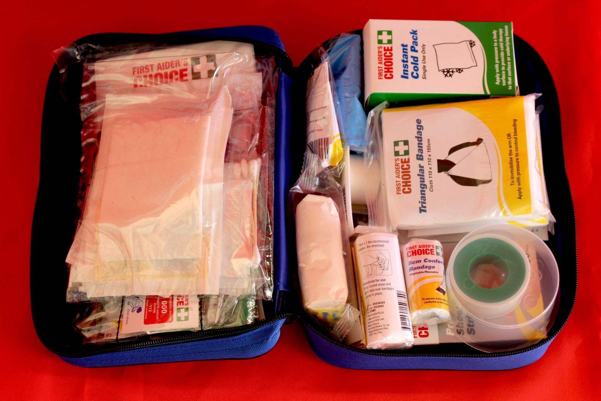 Domestic First Aid Kits On A Table —  Accidental Health & Safety NQ & Mt Isa In Garbutt, QLD