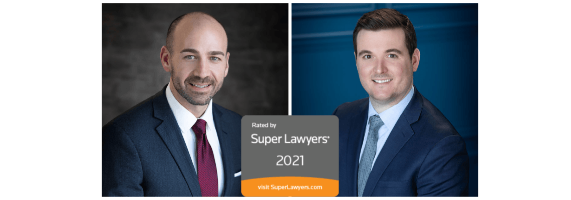 Shawn and Marco With Super Lawyers Logo — Farmington, MI — The Head Law Firm PLC