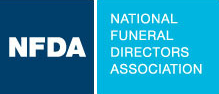 Logo of the National Funeral Directors Association. Features 