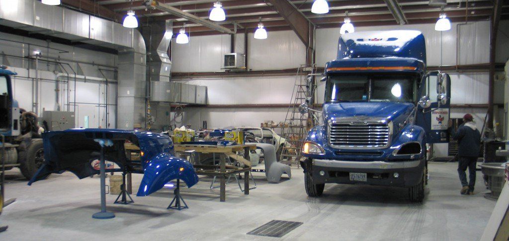 Blue Truck Repair - Hagerstown, MD - Hagerstown Spring & Alignment Inc
