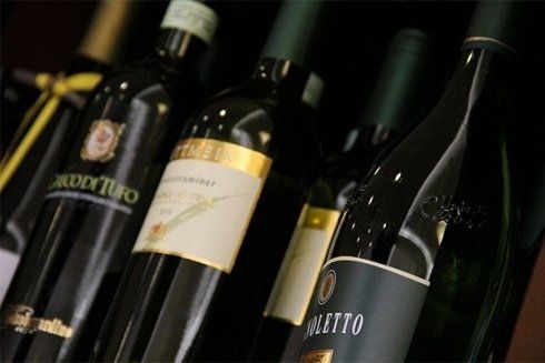 Cantina di vini di un ristorante