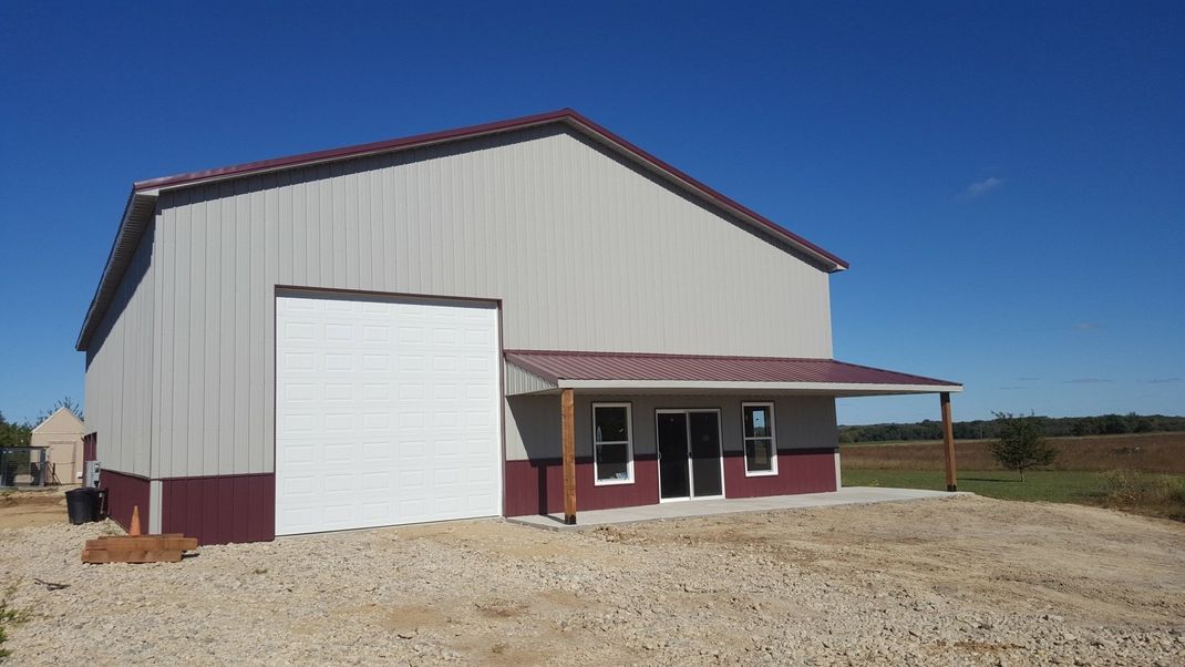 Hybrid Building in El Dorado, KS with Mid-Kansas Pole Barns