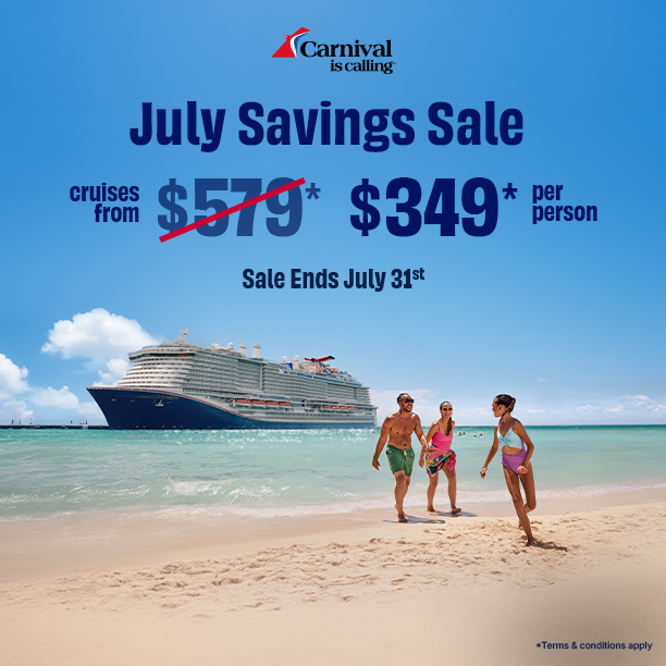 Carnival July Savings Sale