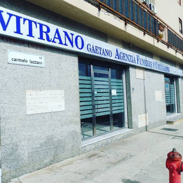 sede dell'agenzia funebre a Palermo Gaetano Vitrano