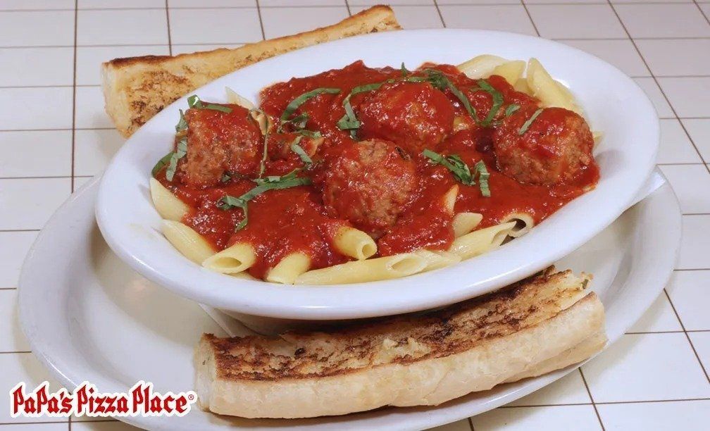 Mostsccioli with Meatballs