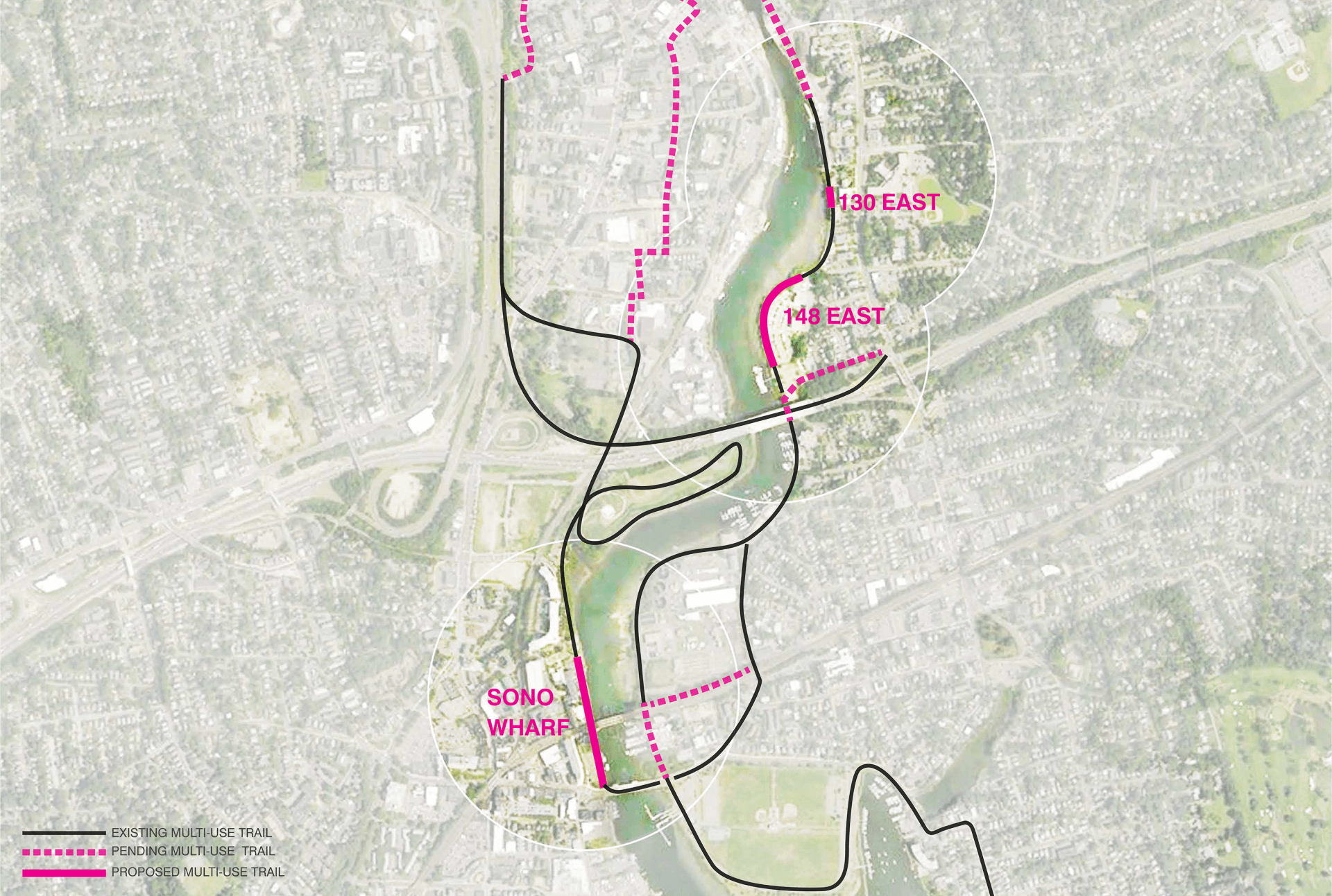 Map: Existing and Proposed Trails