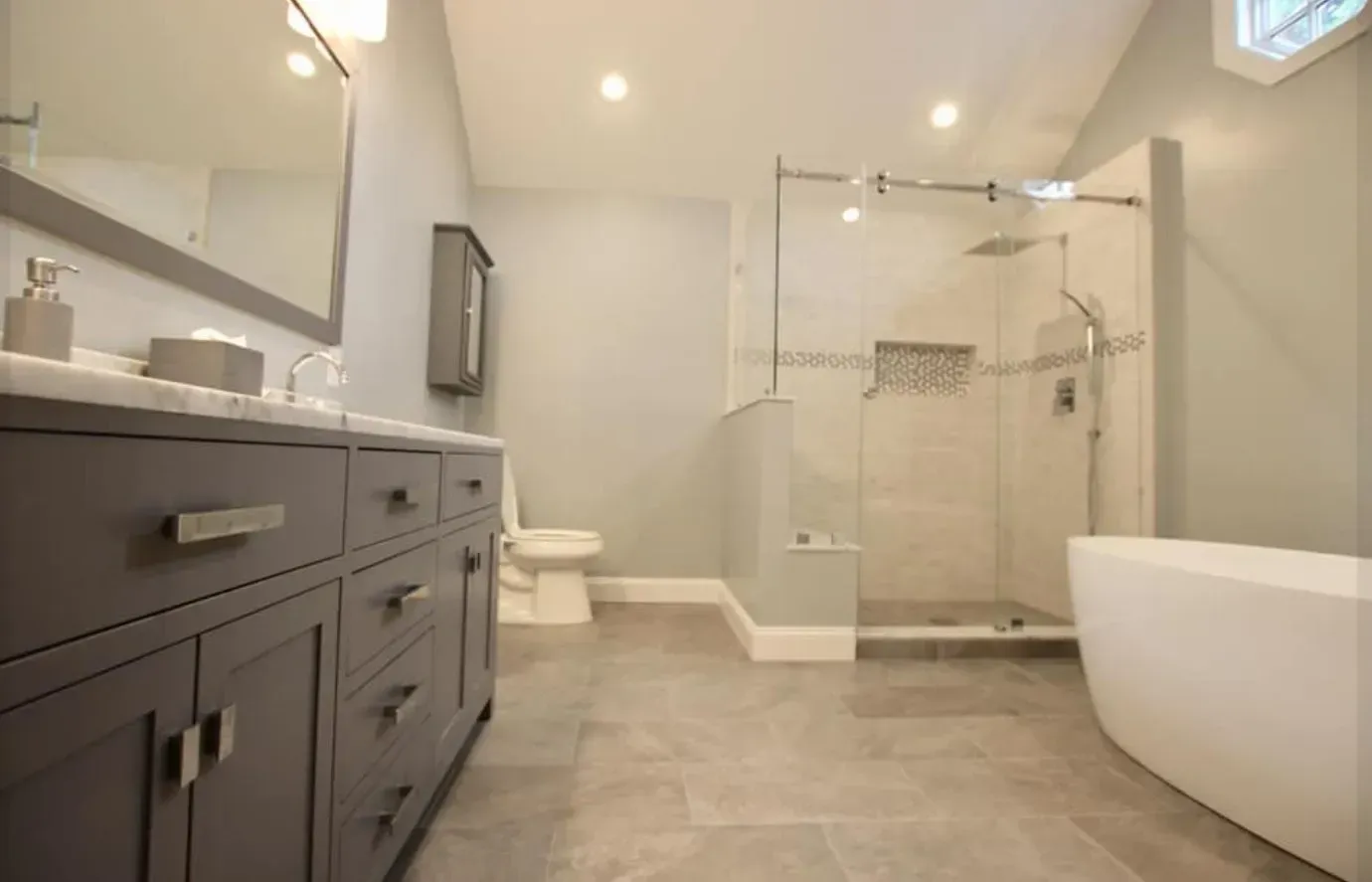 glass shower door installation