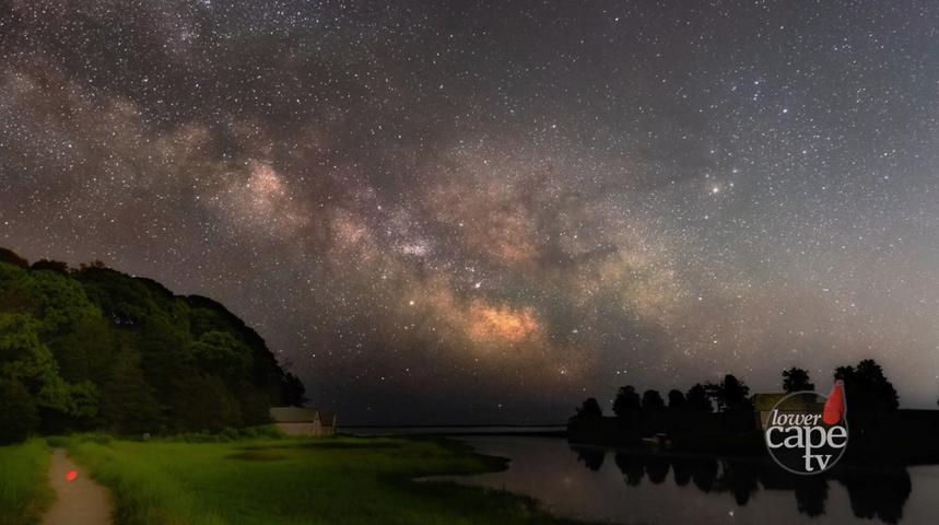 night sky over Eastham, Cape Cod