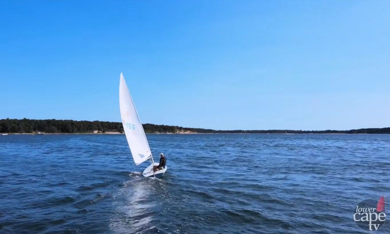 sail boat on pleasant bay, Cape Cod MA