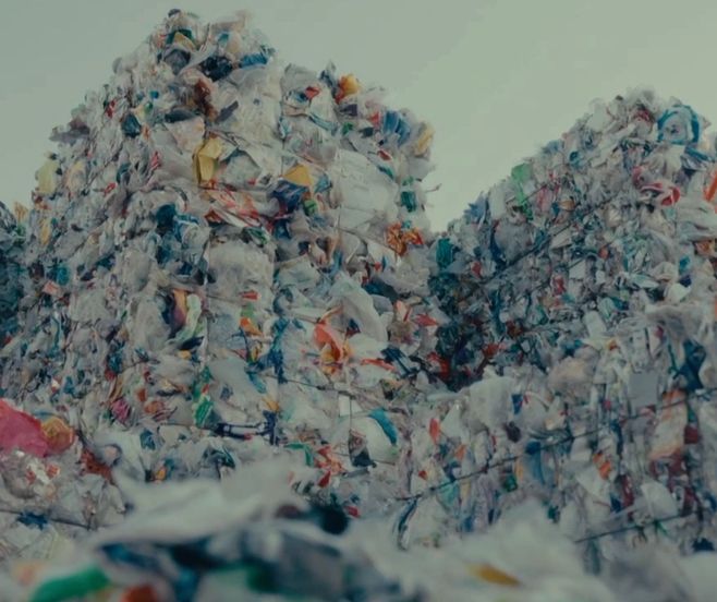 Stack of plastic bags