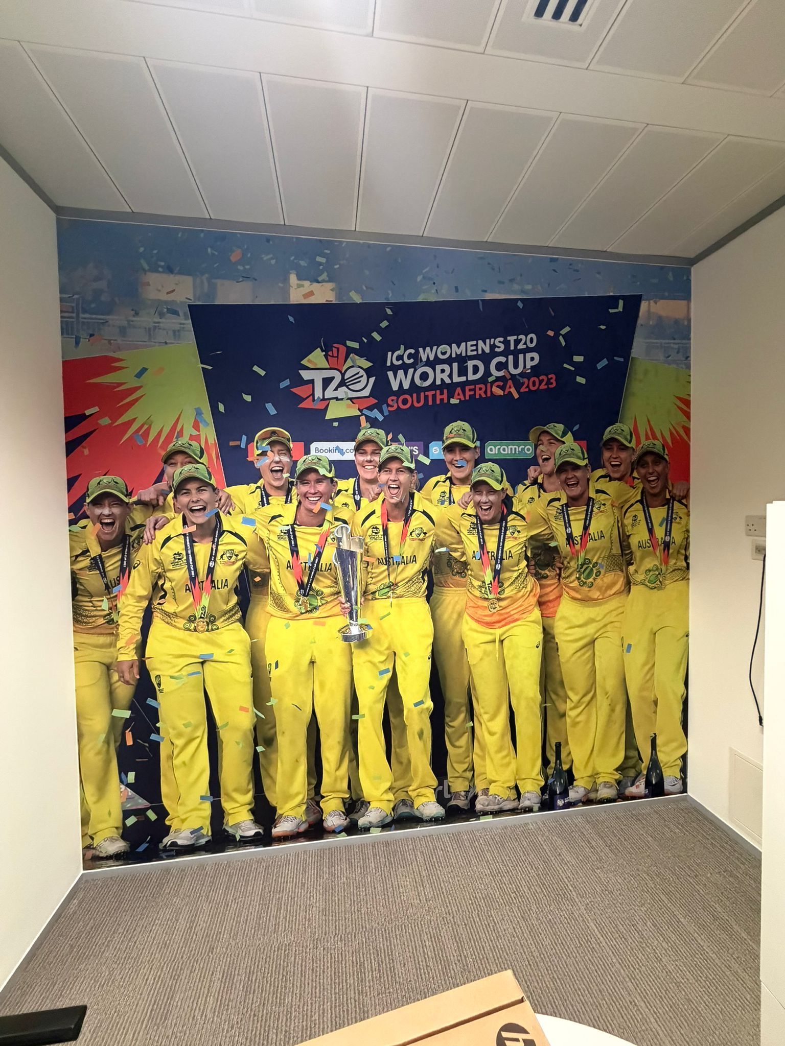 Office vinyls and signage. ECB Women's Cricket Head Office, London.