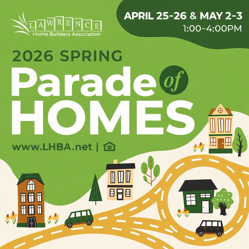 A poster for the 2024 spring parade of homes