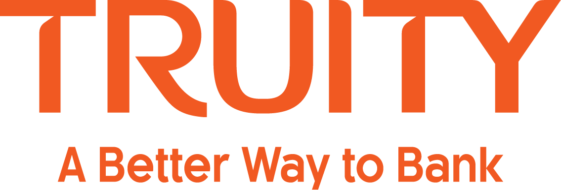 TRUITY logo in orange with the tagline “A Better Way to Bank” on a white background