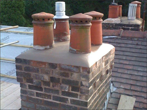 Chimney Build in house in Farnham