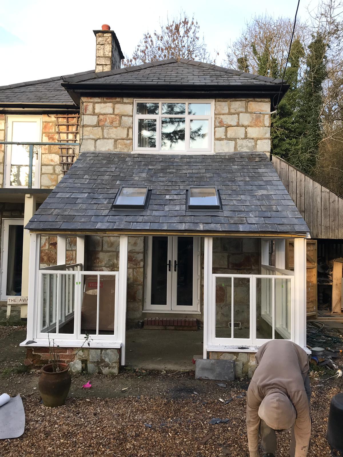 Extension roof in Farnham Surrey