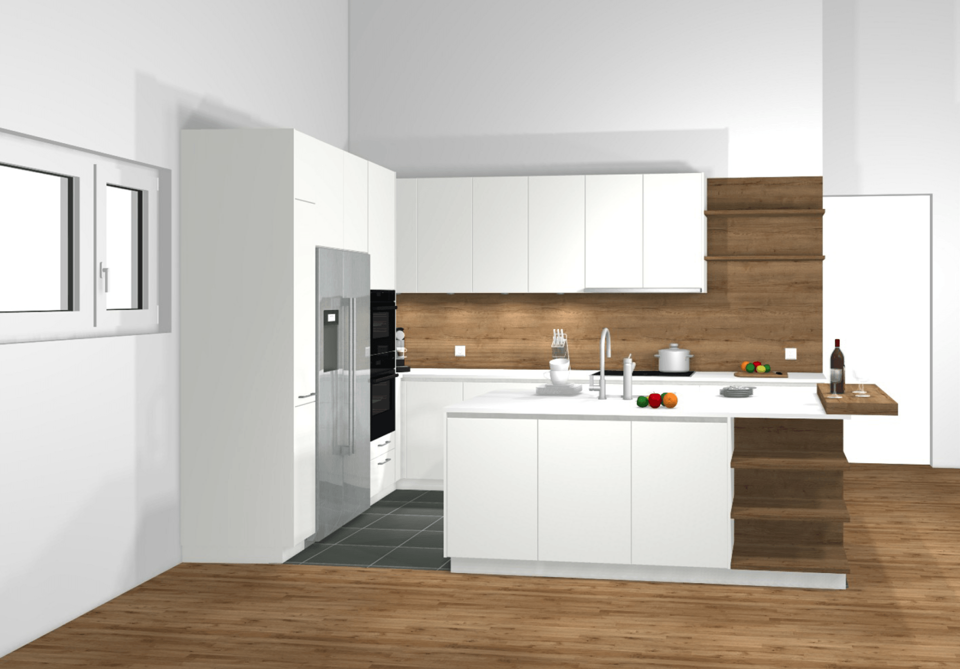 Küchen, 3D-Plan
