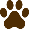 icona - impronta di un cane