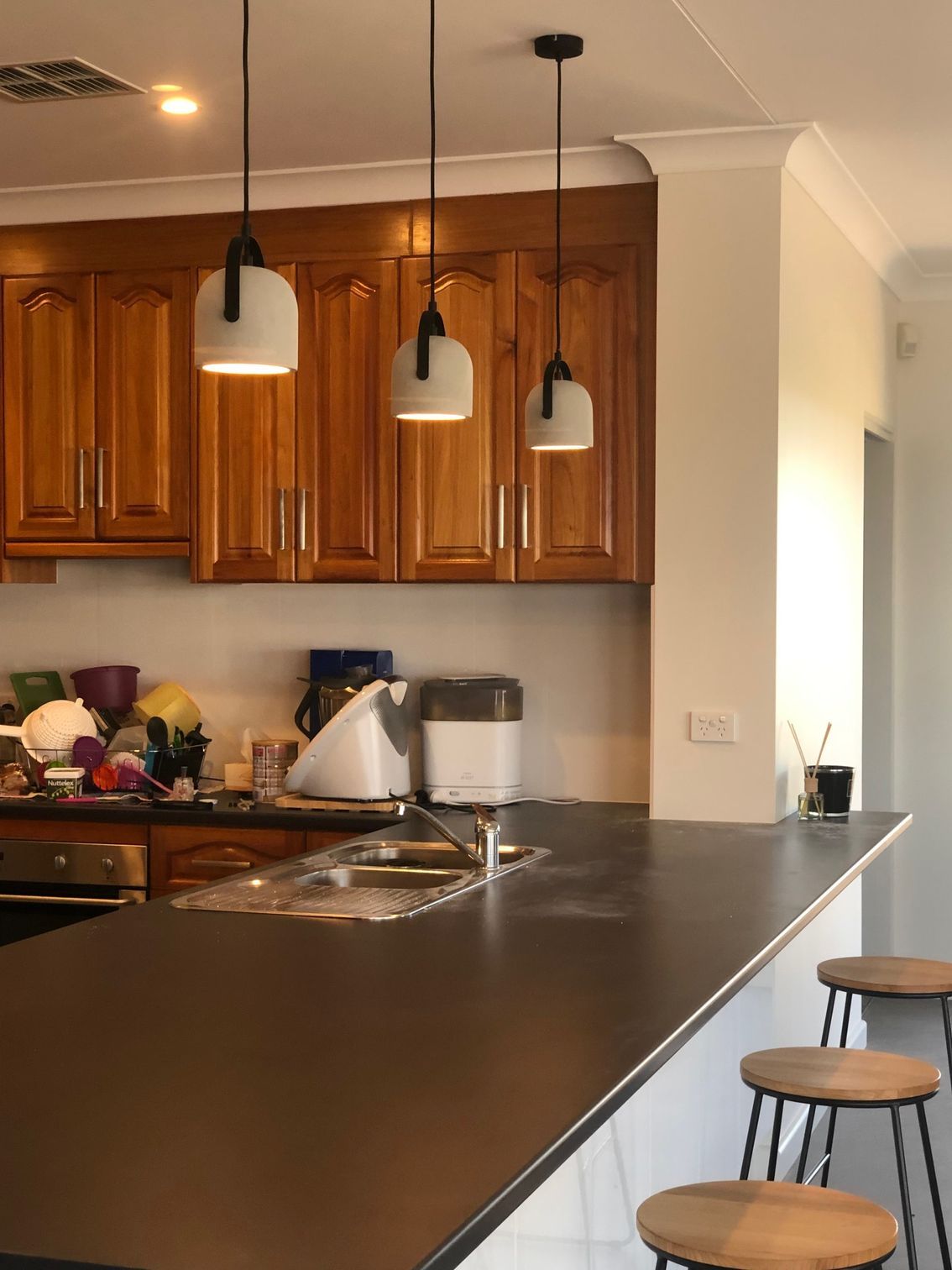 Kitchen with Ceiling Lights — Nuriootpa, SA — Sparky's A Class Electrical