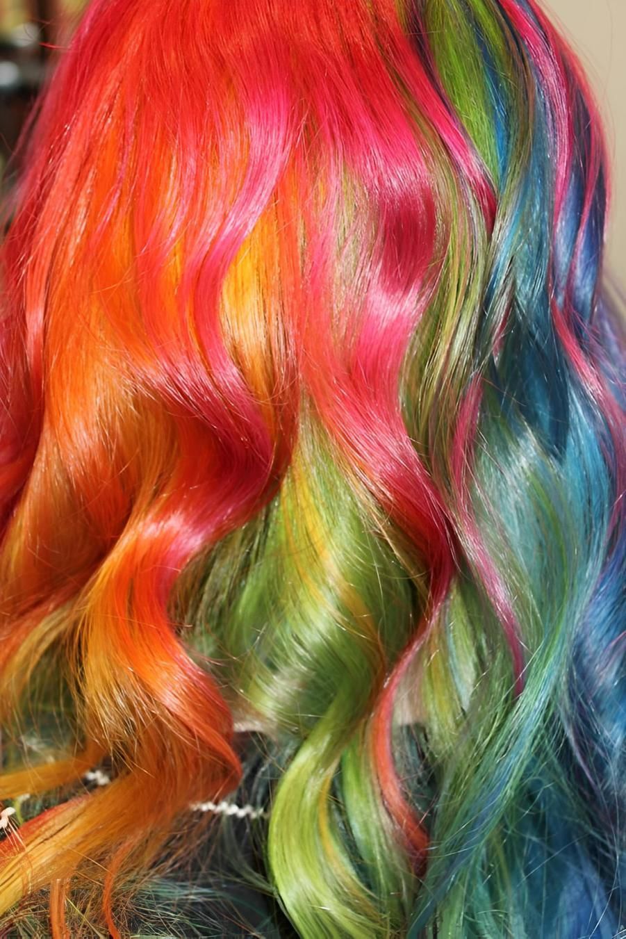 A Close Up of a Woman 's Colorful Hair — Strut Hair & Beauty In Maroochydore, QLD