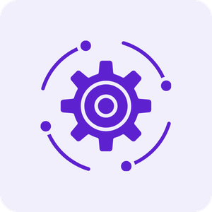 A purple checklist with three arrows pointing in opposite directions.