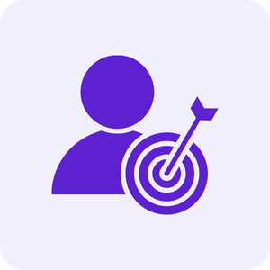 A purple checklist with three arrows pointing in opposite directions.