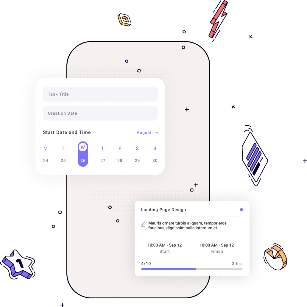 A woman is looking through a magnifying glass at a document.