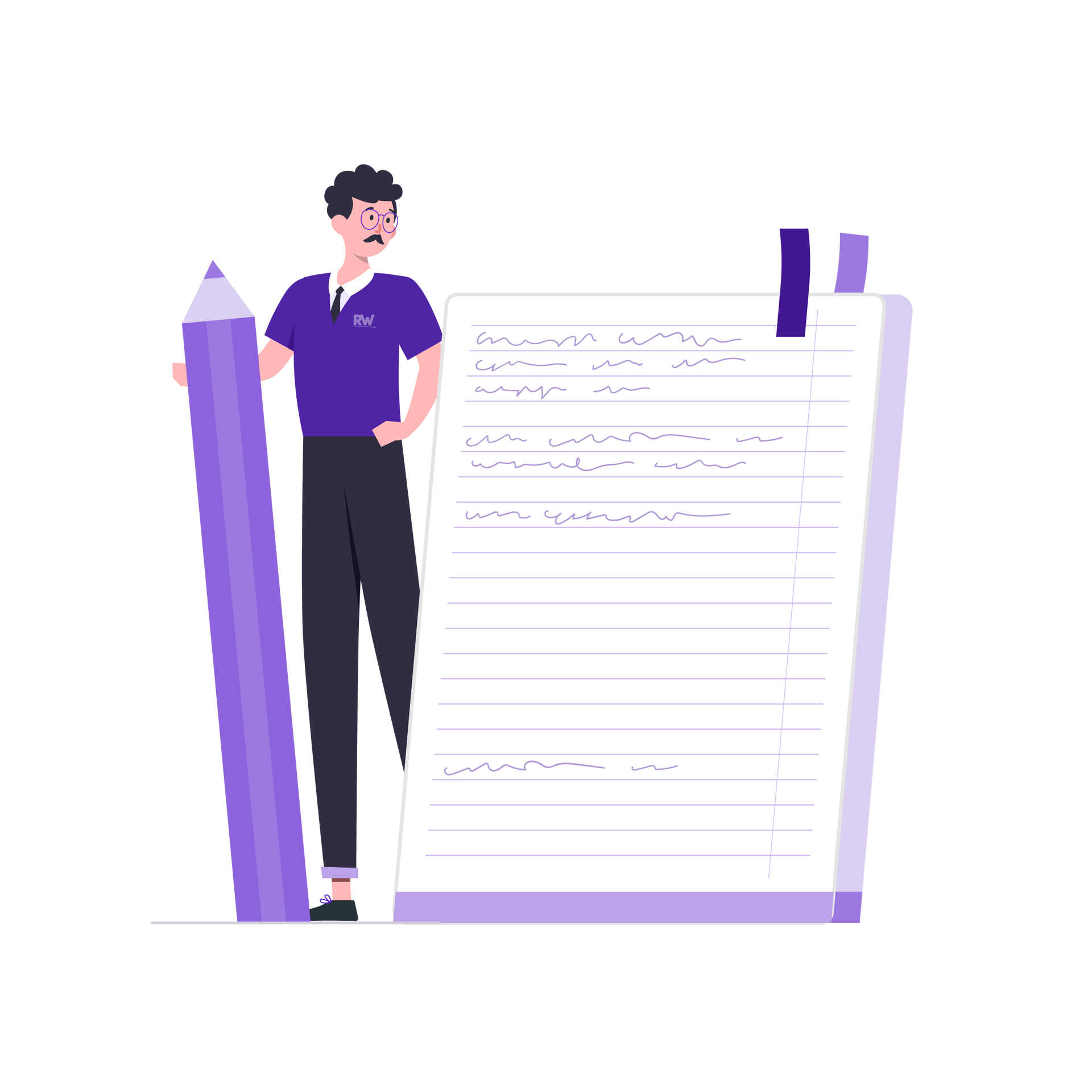 A man and a woman are standing next to a large cell phone.