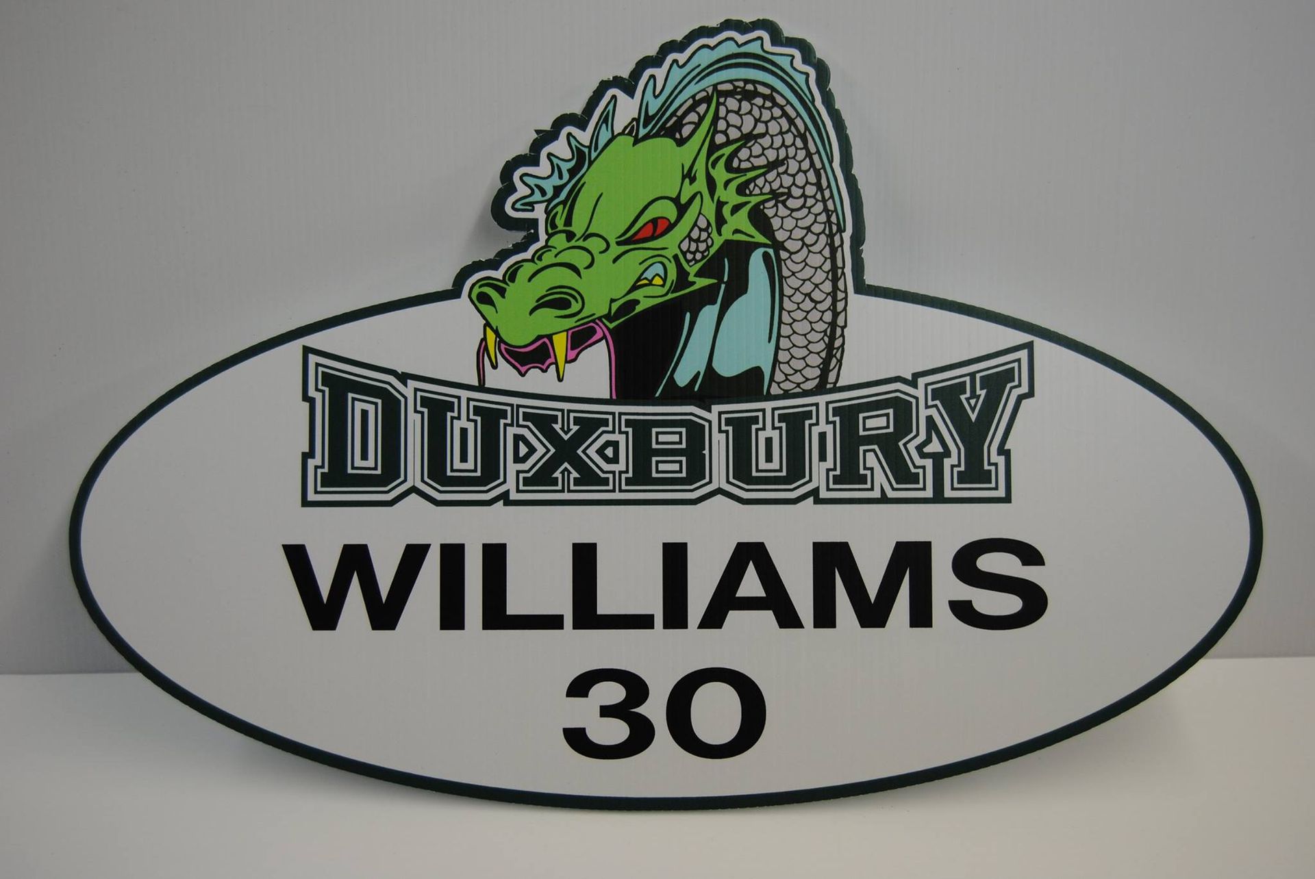 Custom team lawn signs