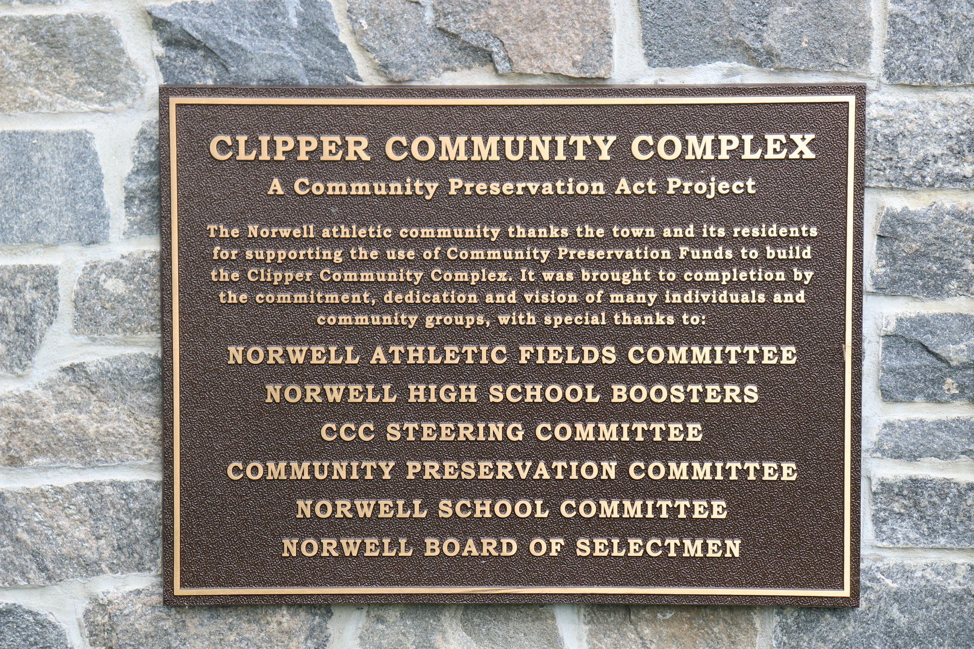 Custom bronze plaques