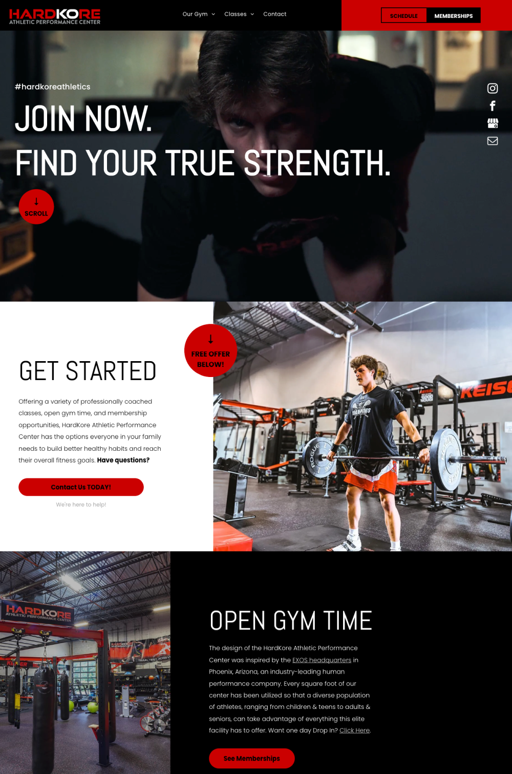 Responsive website design