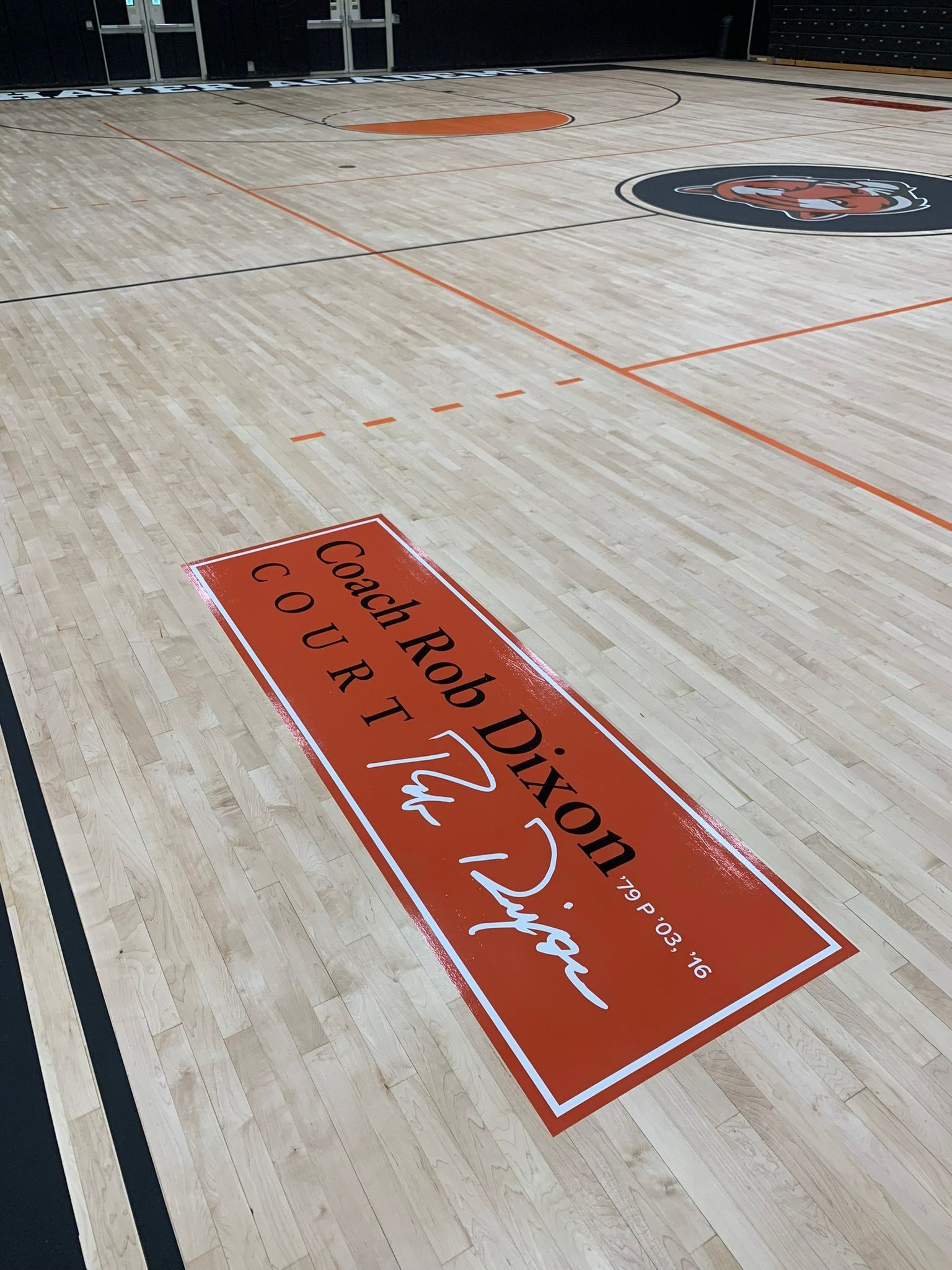 Custom court graphics