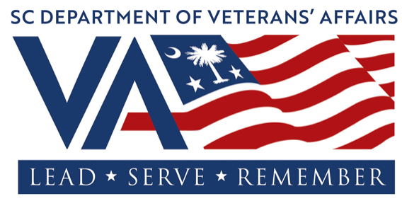 This is a logo of the South Carolina Department of Veterans' Affairs