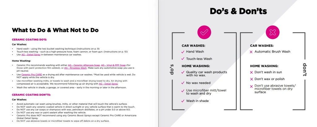 A book is open to a page that says `` what to do and what not to do ''.