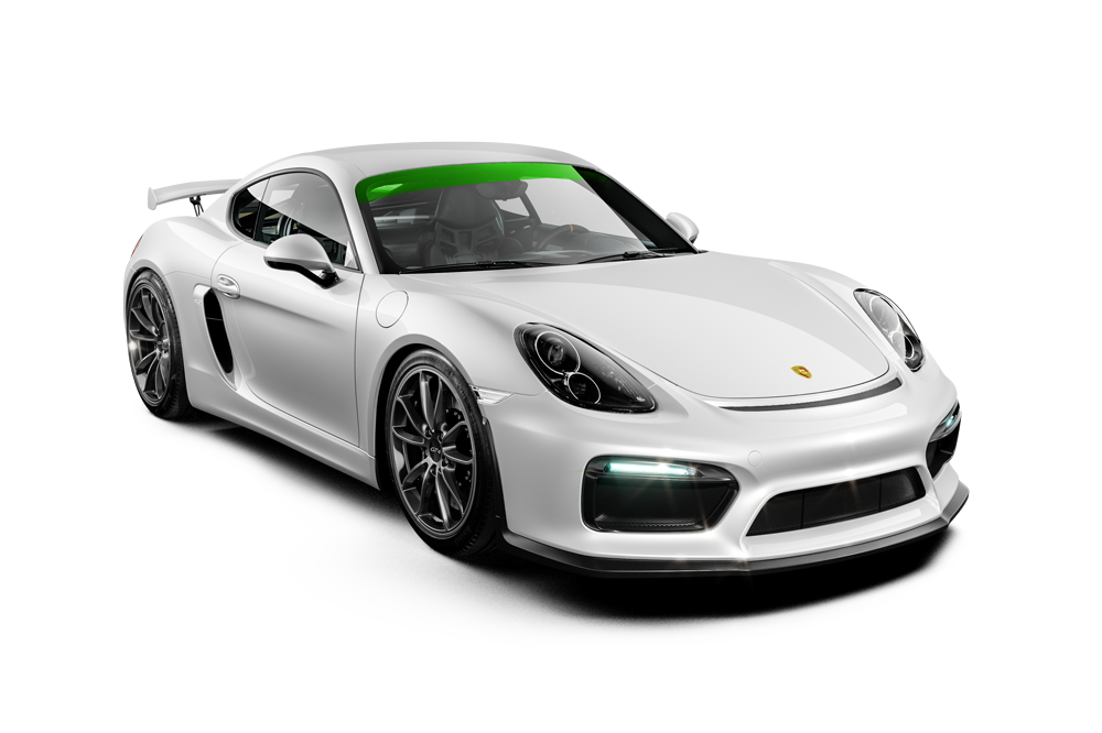 A white porsche 911 gt4 rs is shown on a white background.