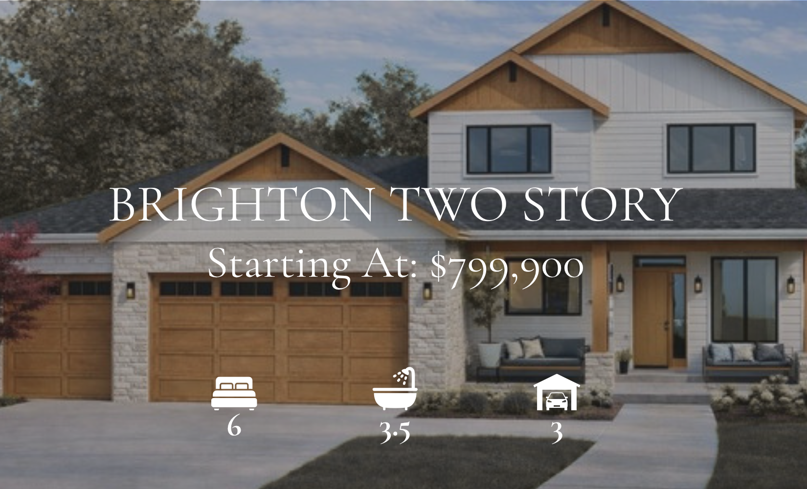 Two-story home with 