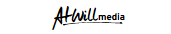The At Will Media logo in black text, with the word 