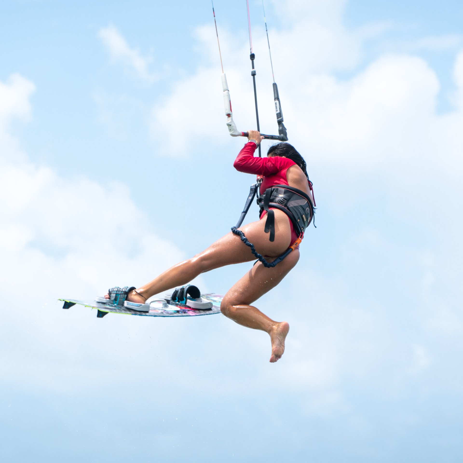 kitesurfing, kiteboarding, jump, learn to kitesurf
