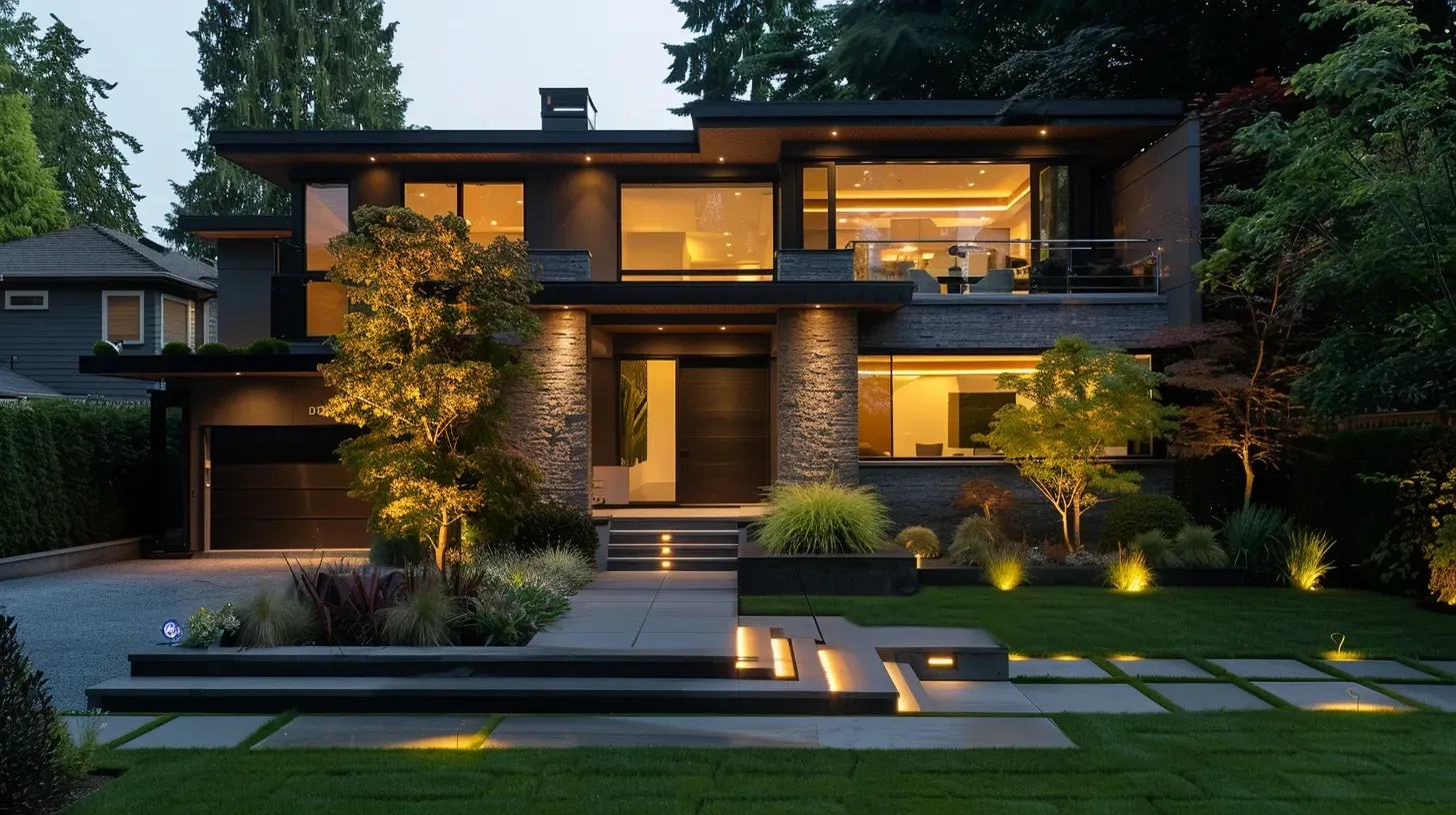 Trusted Architectural Lighting Vancouver BC providers handling backyard patio accent fixtures, residential facade uplighting, driveway security spotlights, decorative architectural wall wash systems, pathway illumination, and professional commercial architectural LED lighting installations.