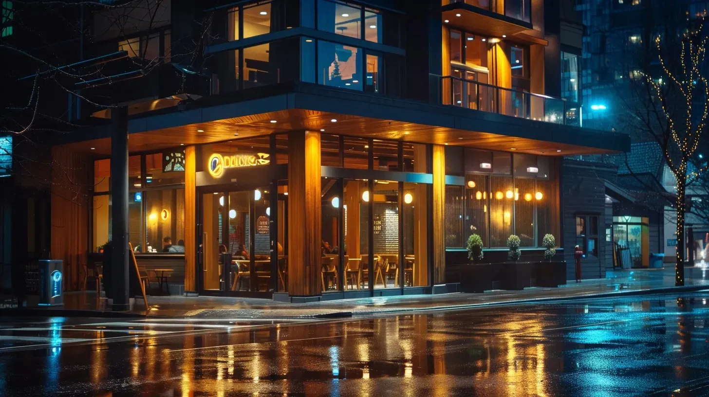 Trusted Bistro Lighting Metro Vancouver BC company delivering backyard patio string lights, residential decorative LEDs, café-style terrace lighting, driveway accent spotlights, pathway fixtures, and complete commercial restaurant outdoor bistro lighting upgrades.