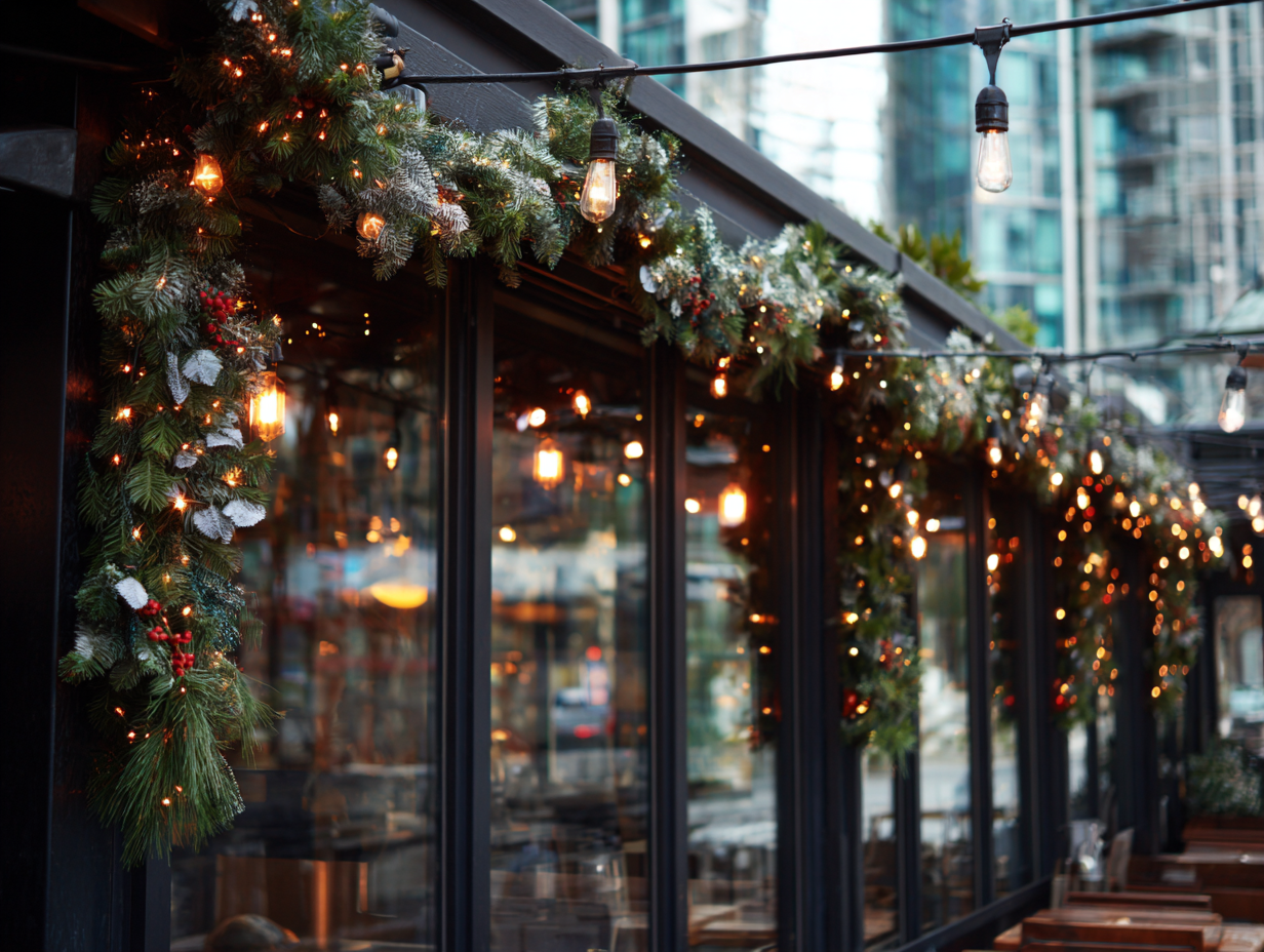 Vancouver Christmas lighting professional services with LED rooflines, patios, trees, and pathways, festive holiday displays across residential and commercial properties. Holiday lighting Vancouver delivers safe, durable, energy-efficient Christmas lights installation professional services.