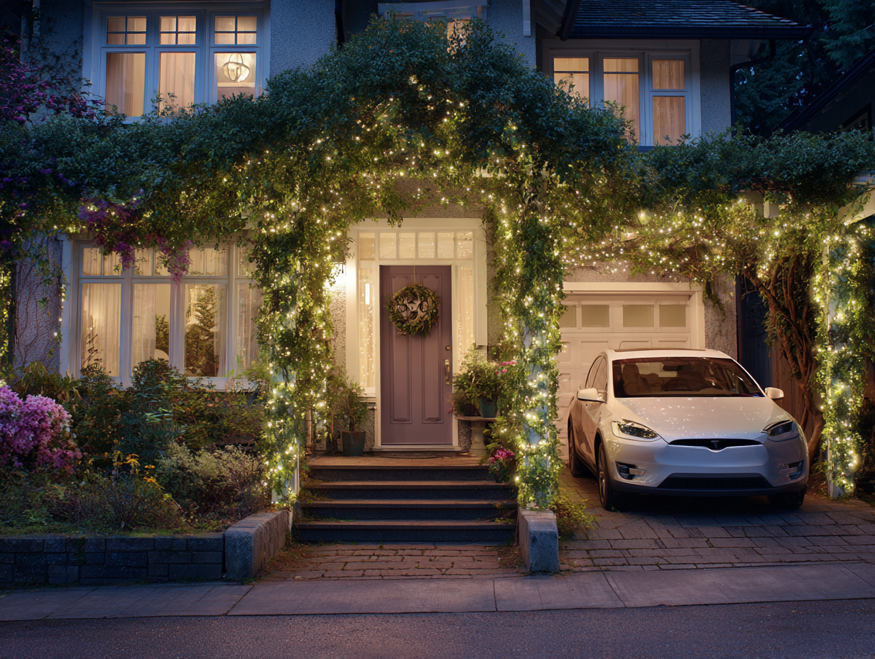 Vancouver professional Christmas lighting installation services with LED rooflines, patios, trees, and pathways, festive holiday displays across homes and businesses. Holiday lighting installation Vancouver ensures durable, safe, weatherproof Christmas lights with professional services.