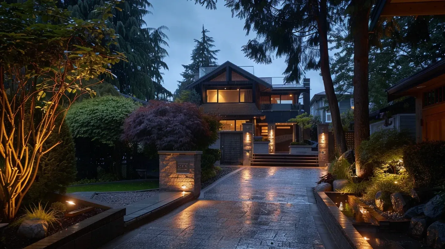 Aggressive Pathway Lighting Vancouver BC company providing backyard walkway LED systems, residential garden illumination, driveway pathway fixtures, patio step lights, decorative landscape pathway designs, architectural uplighting, and complete commercial pathway lighting installations.