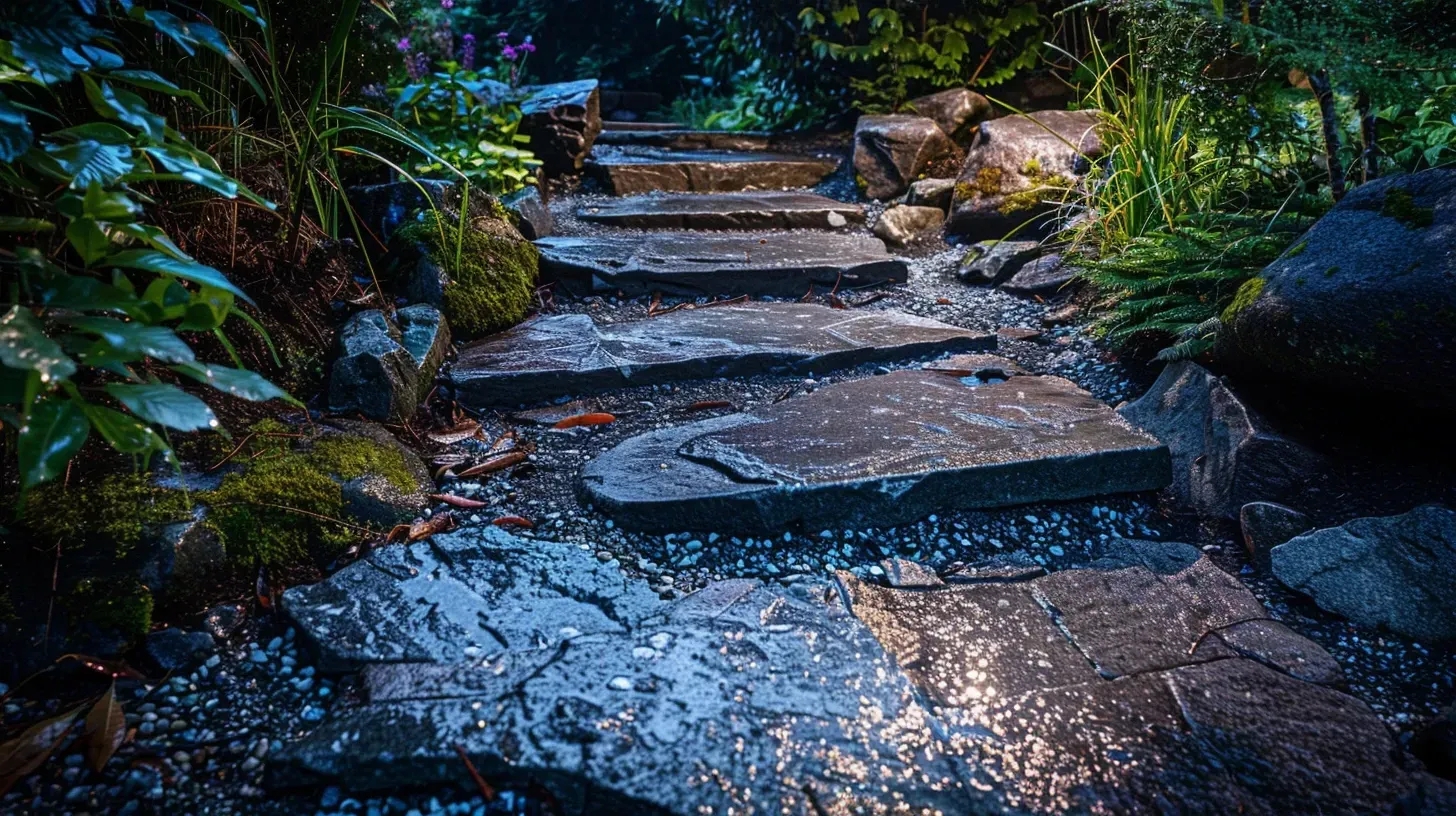 Trusted Pathway Lighting Vancouver BC contractors offering backyard patio walkway fixtures, residential garden path LED illumination, driveway pathway spotlights, patio step lighting, architectural uplighting, decorative LED pathway systems, and modern commercial outdoor pathway lighting.