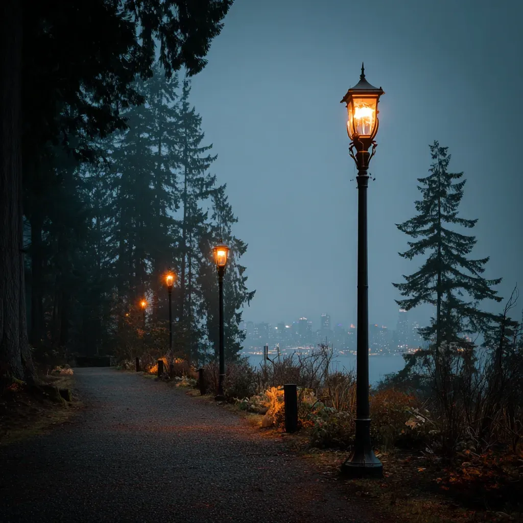 Safety Lighting Vancouver BC outdoor contractors offering residential security floodlights, backyard patio LEDs, driveway illumination, garden path lighting, commercial exterior safety lights, motion sensor fixtures, pathway spotlights, and complete outdoor protective lighting systems.