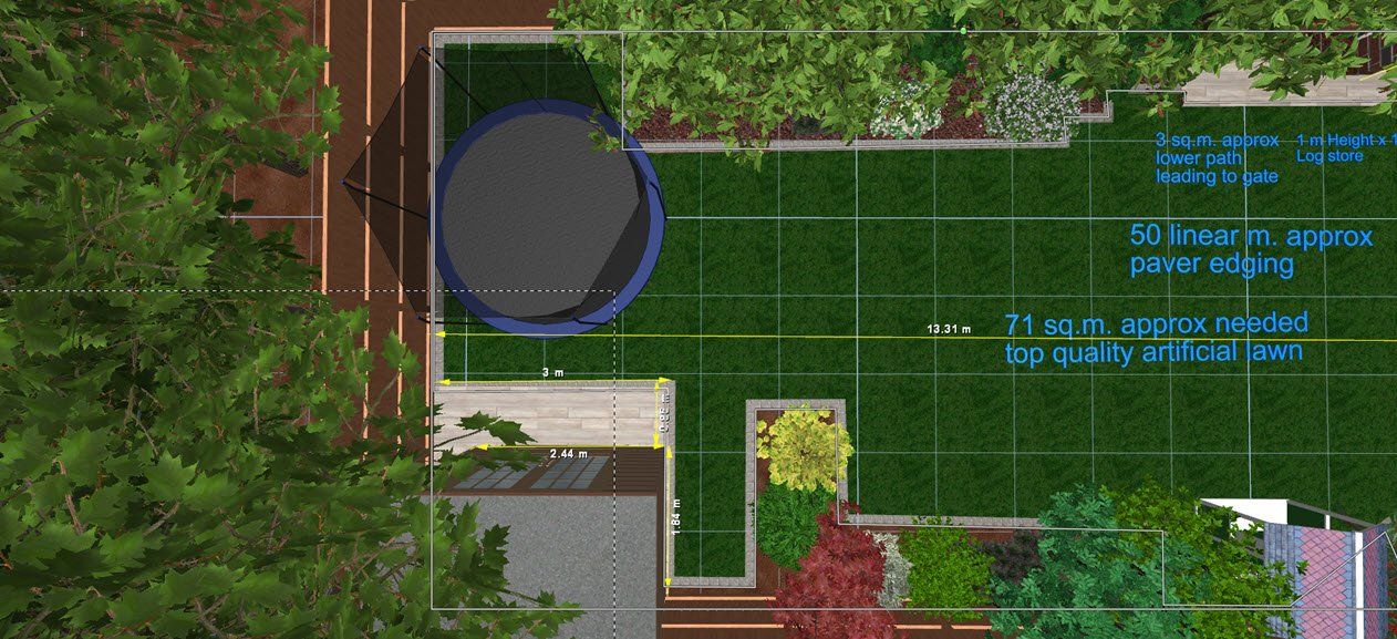 back garden 3d design