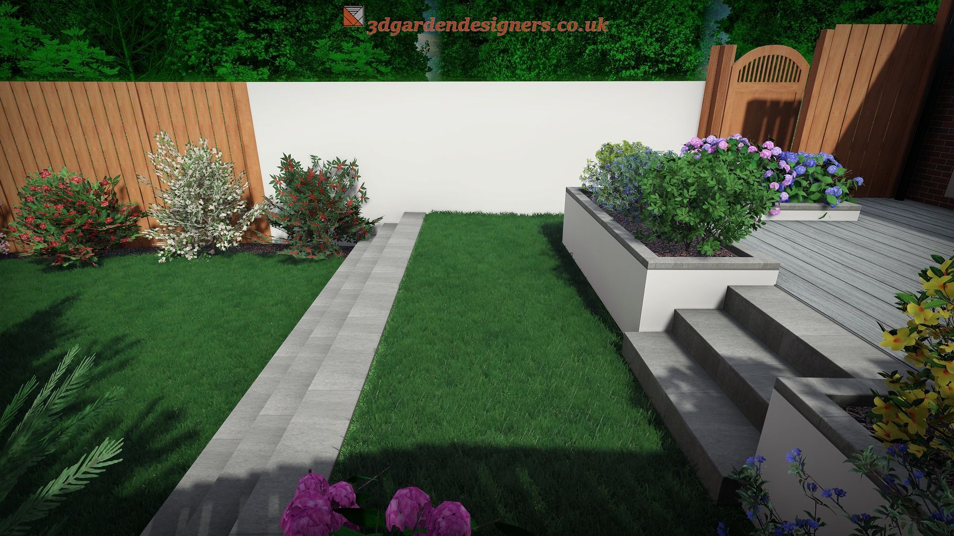 3d garden design Winchmore hill n21