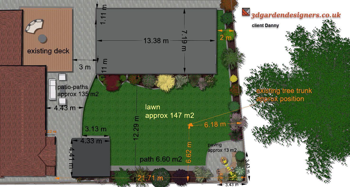 garden design plan dimensions